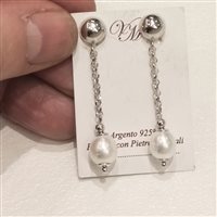 Orecchini Vidali Gioielli Donna in Argento Perla ORAR-57-34 - ORAR-57-34